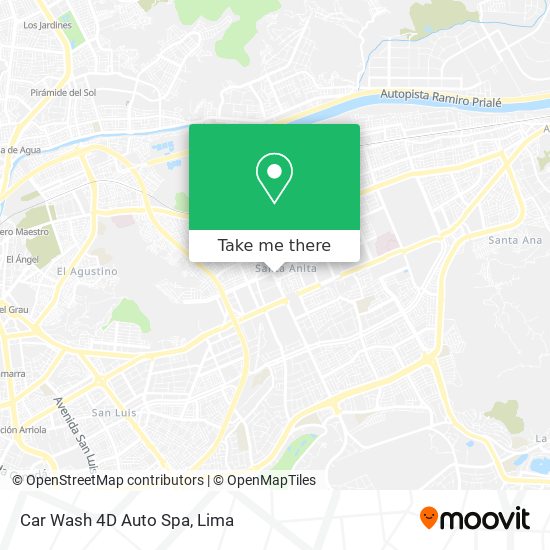 Mapa de Car Wash 4D Auto Spa