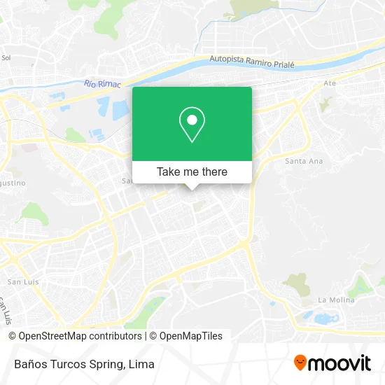 Mapa de Baños Turcos Spring