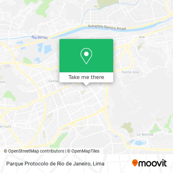 Parque Protocolo de Rio de Janeiro map