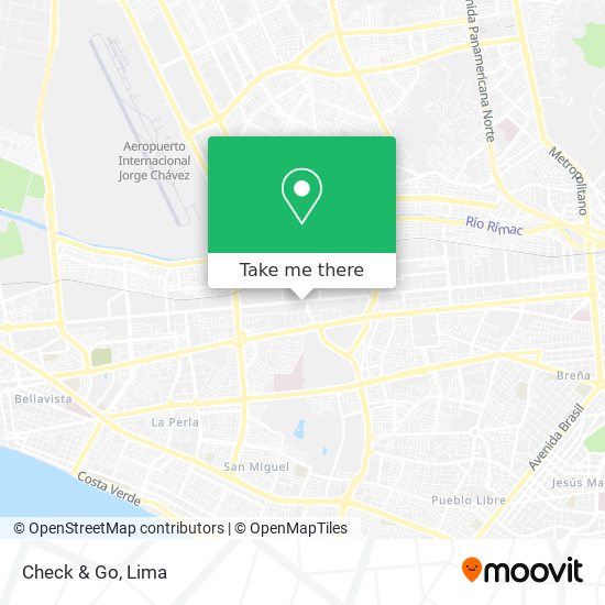 Check & Go map