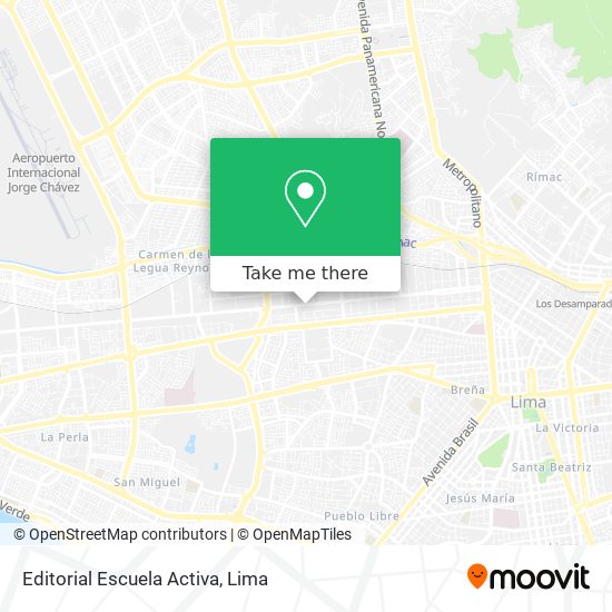 Mapa de Editorial Escuela Activa