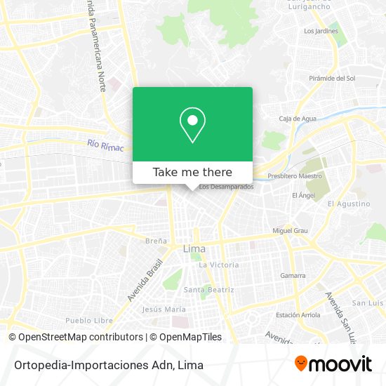 Ortopedia-Importaciones Adn map