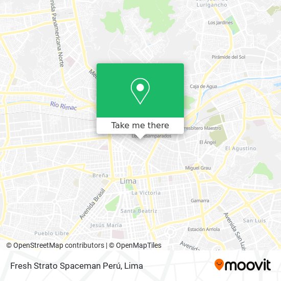 Fresh Strato Spaceman Perú map