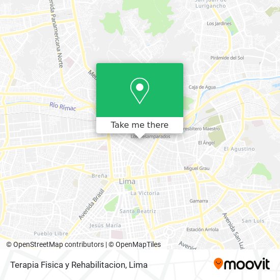 Terapia Fisica y Rehabilitacion map