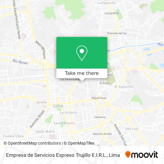 Empresa de Servicios Expreso Trujillo E.I.R.L. map