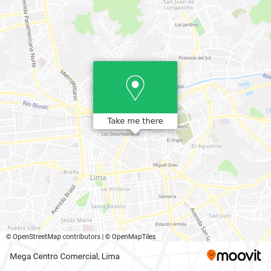Mega Centro Comercial map