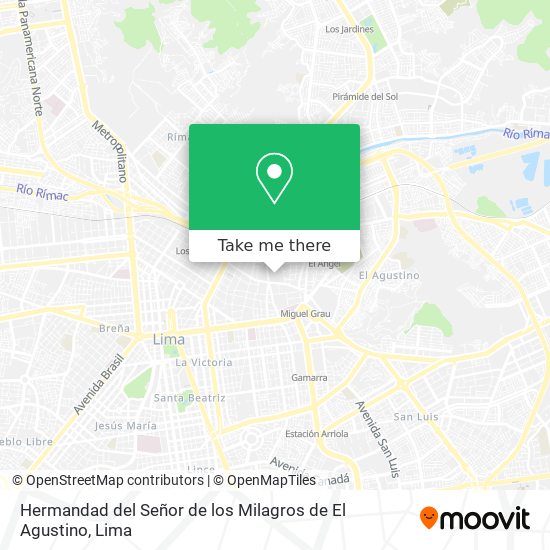 Hermandad del Señor de los Milagros de El Agustino map