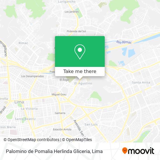 Palomino de Pomalia Herlinda Gliceria map