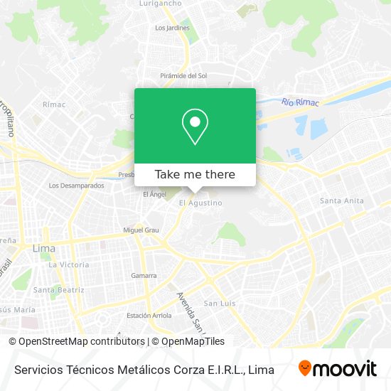 Servicios Técnicos Metálicos Corza E.I.R.L. map