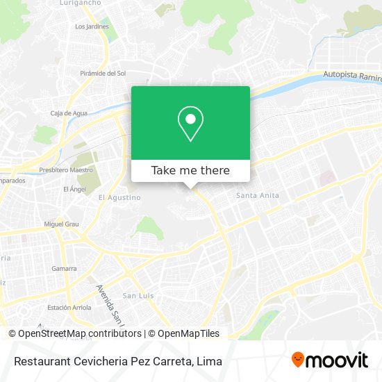 Restaurant Cevicheria Pez Carreta map
