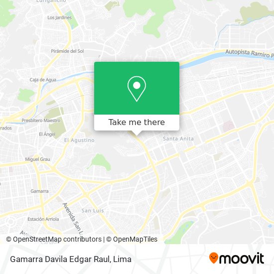 Gamarra Davila Edgar Raul map