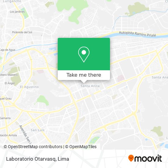 Laboratorio Otarvasq map