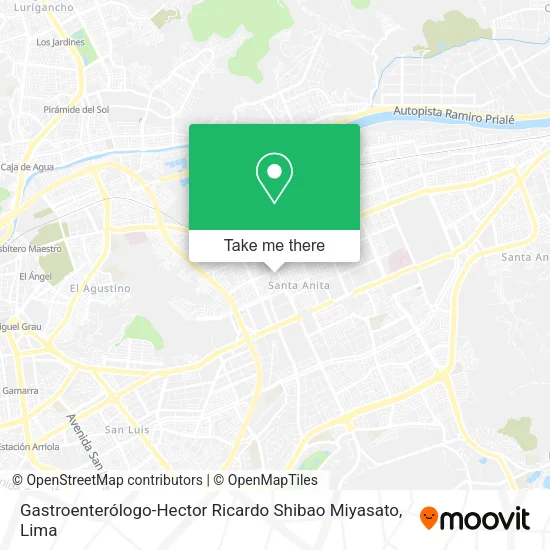 Mapa de Gastroenterólogo-Hector Ricardo Shibao Miyasato