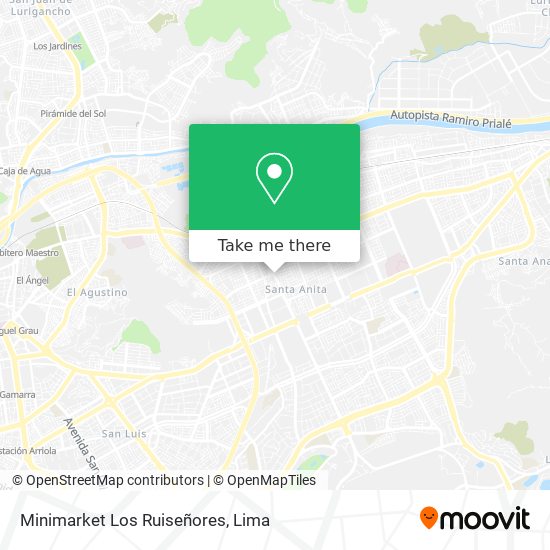 Minimarket Los Ruiseñores map