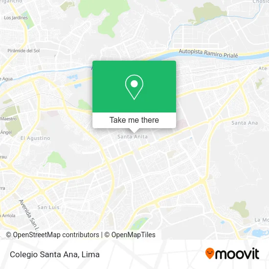 Mapa de Colegio Santa Ana