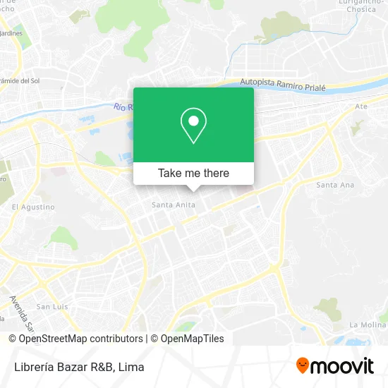 Librería Bazar R&B map