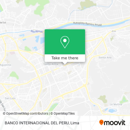 BANCO INTERNACIONAL DEL PERU map