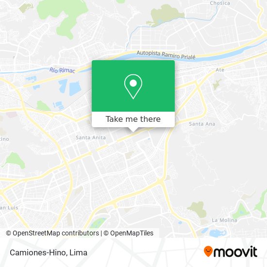 Camiones-Hino map