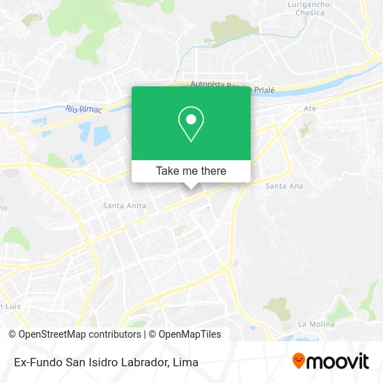 Ex-Fundo San Isidro Labrador map