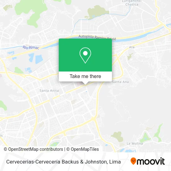Mapa de Cervecerias-Cervecería Backus & Johnston