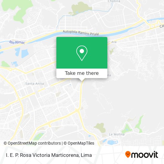 I. E. P. Rosa Victoria Marticorena map