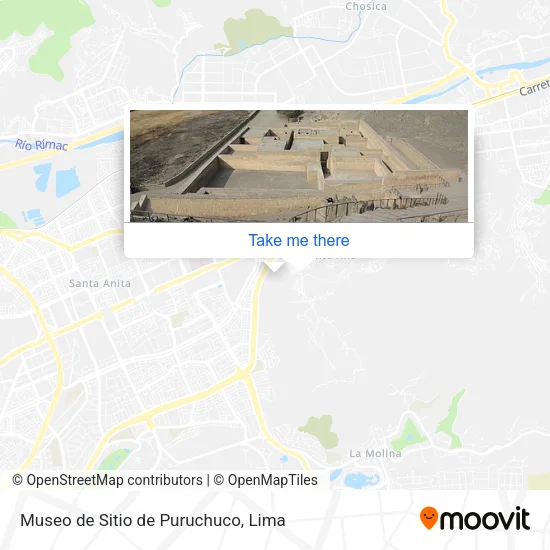 Mapa de Museo de Sitio de Puruchuco