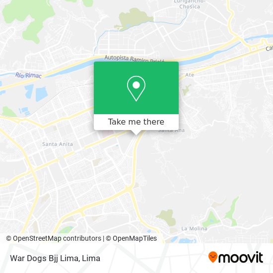 War Dogs Bjj Lima map