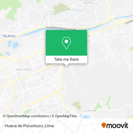 Mapa de Huaca de Puruchuco