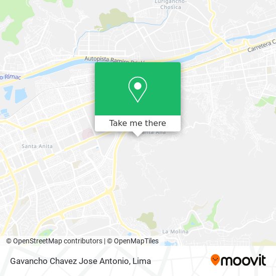 Gavancho Chavez Jose Antonio map