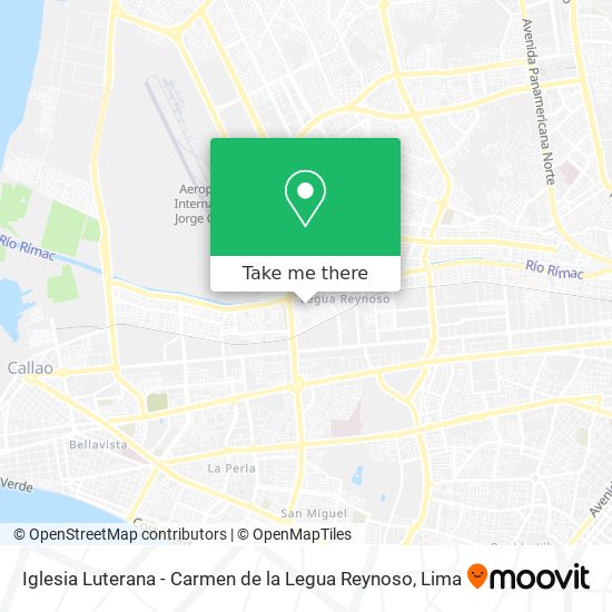 Iglesia Luterana - Carmen de la Legua Reynoso map