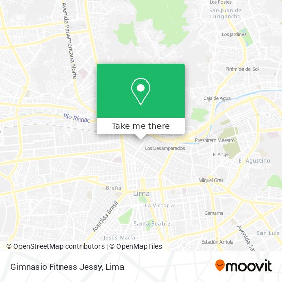 Gimnasio Fitness Jessy map