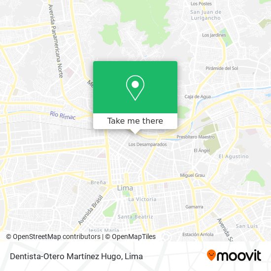 Dentista-Otero Martínez Hugo map