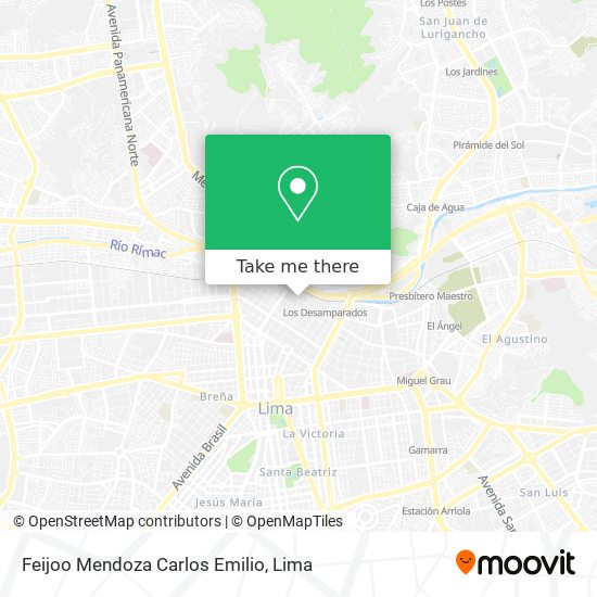 Mapa de Feijoo Mendoza Carlos Emilio