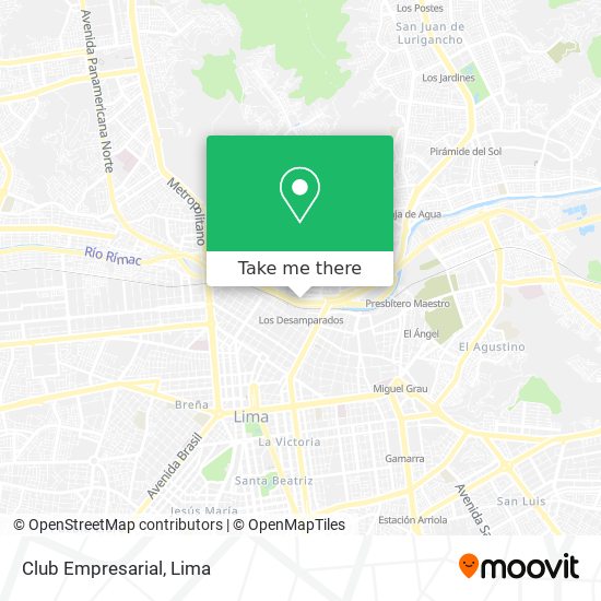 Club Empresarial map