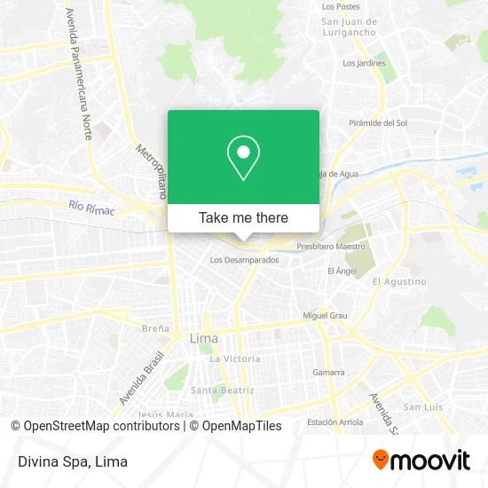 Divina Spa map