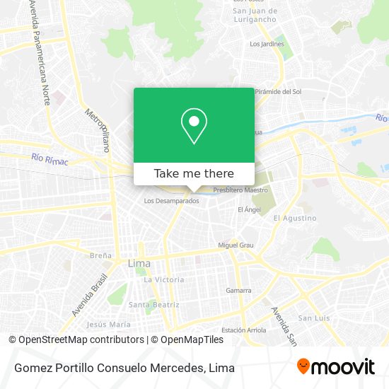 Gomez Portillo Consuelo Mercedes map