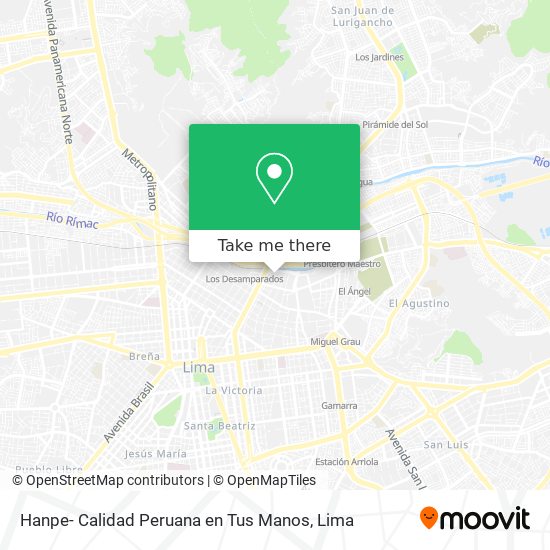 Mapa de Hanpe- Calidad Peruana en Tus Manos