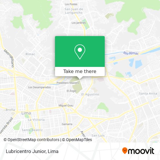 Lubricentro Junior map