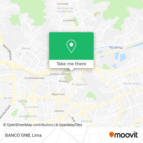 BANCO GNB map