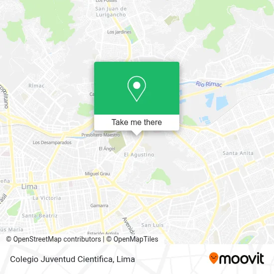 Colegio Juventud Cientifica map