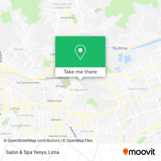 Mapa de Salón & Spa Yenys