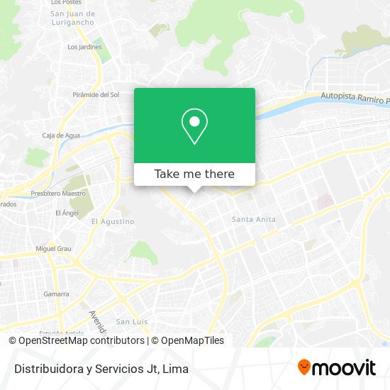 Distribuidora y Servicios Jt map