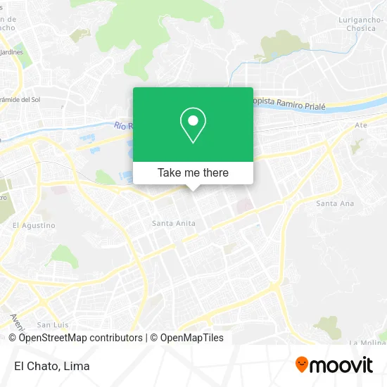 El Chato map