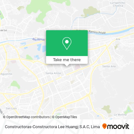 Constructoras-Constructora Lee Huangj S.A.C map