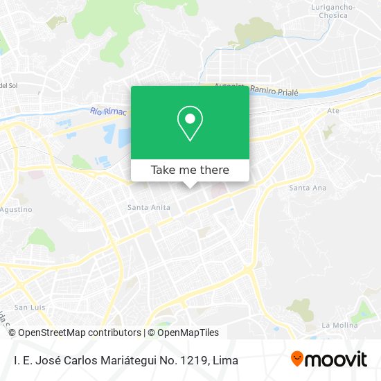 I. E. José Carlos Mariátegui No. 1219 map