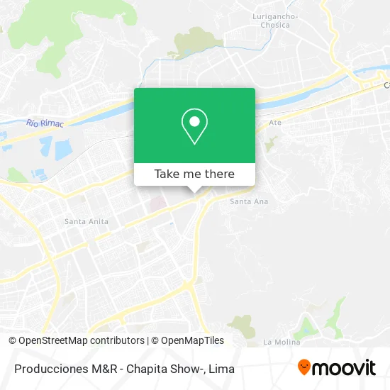 Producciones M&R - Chapita Show- map