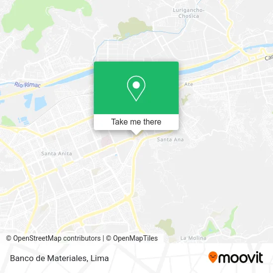 Mapa de Banco de Materiales