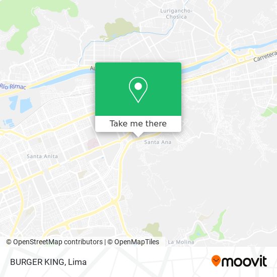 BURGER KING map