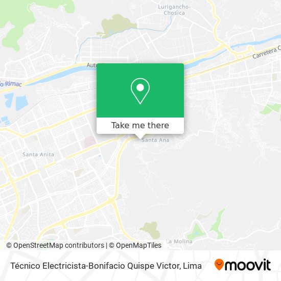 Mapa de Técnico Electricista-Bonifacio Quispe Victor