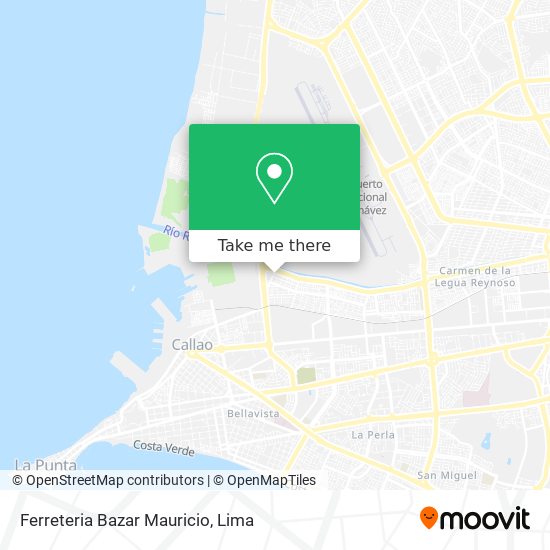 Mapa de Ferreteria Bazar Mauricio